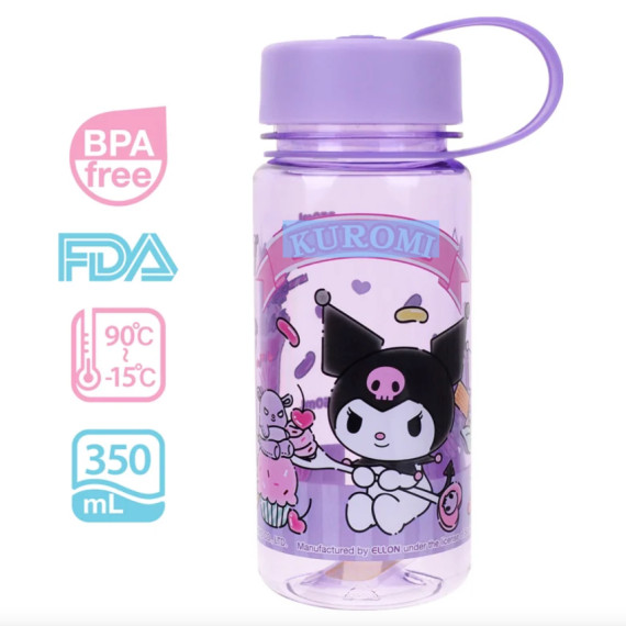 Kuromi 350ml BPA Free 膠水樽 9-7108-16