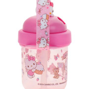 Hello Kitty 330ml BPA & BPS Free 膠水樽連飲管及頸繩 9-8329-1