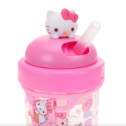 Hello Kitty 330ml BPA & BPS Free 膠水樽連飲管及頸繩 9-8329-1