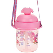 My Melody 330ml BPA & BPS Free 膠水樽連飲管及頸繩 9-8329-2