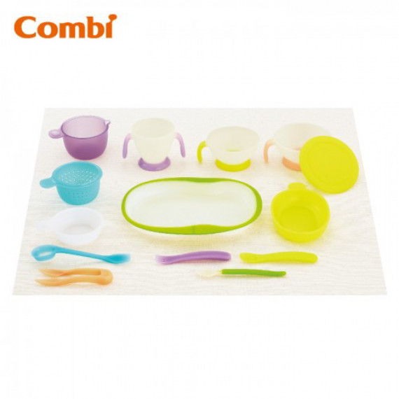 COMBI BABY LABEL 幼兒餐具全面料理套裝